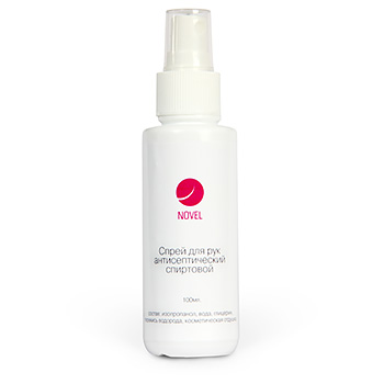 Спрей для рук NOVEL, антисептический спиртовой. 