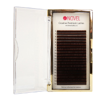 NEW Темно-коричневые Горький шоколад ресницы 20 Mix Size